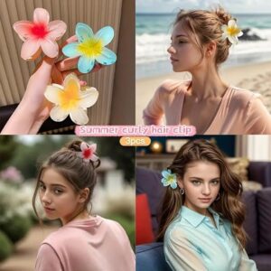 Flower Claw Clips for Women 4PC