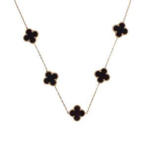 Anti Tarnish Clover Pendant Necklace for Women