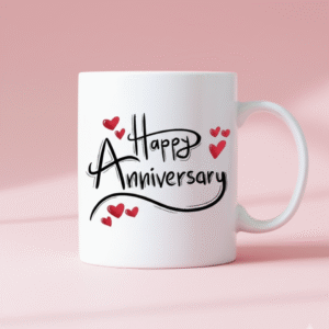 Happy Anniversary Printed Coffee Mug | Best Romantic Couple Gift