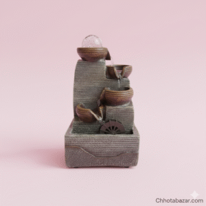 Mini Indoor Water Fountain with Crystal Ball & Rotating Wheel